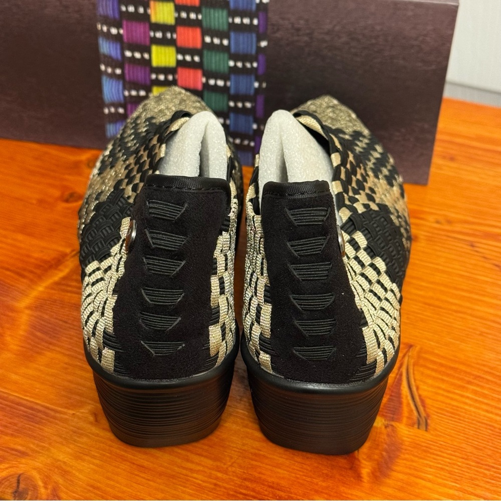Bernie Mev Women's Lulia Bronze/Black Size 36 - Picture 5 of 7
